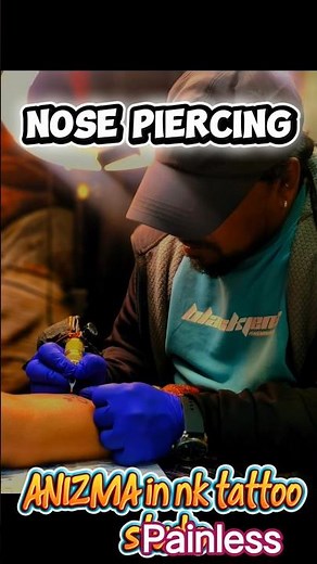 ​Nose Piercing Transformation | Dainty Stud Reveal! painless piercing ... #piercing #lucknowpost