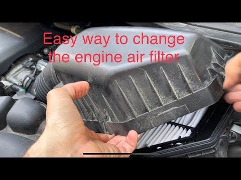 Easy way to change the ENGINE air filter. Super easy to do in 15 minutes. Do it every 10,000 miles.