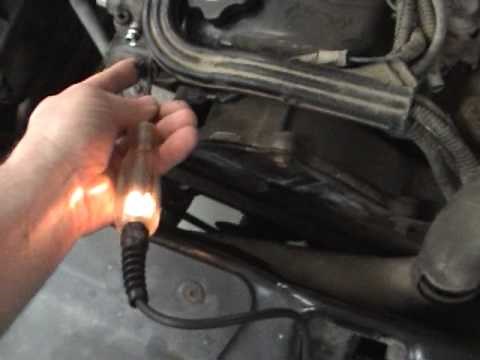 Using a test light to diagnose electrical problems