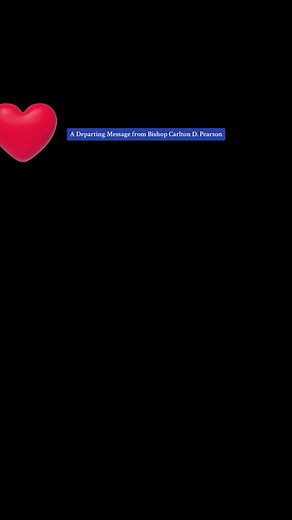 A departing message from Bishop Carlton D. Pearson to everyone. Tuesday, October 31, 2023 #carltonpearson #rctvnetwork