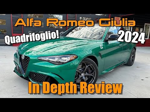 2024 Alfa Romeo Giulia Quadrifoglio: Start Up, Test Drive & In Depth Review
