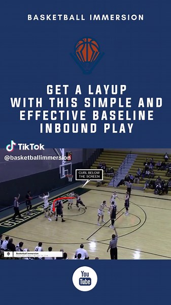 We can’t believe it works! See how to get a layup, and learn some counters, with a simple and effective baseline inbound play. We’ll walk you through the step-by-step process of executing the play and give you tips on how to make it even more effective. You’ll learn how to use the play to create scoring opportunities and the counters to take the play to the next level. #basketballtrainer #basketballtraining #basketballcoach #basketballcoaching #basketballdrills #basketballskills #basketballskill