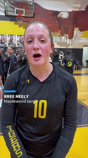 Watch Maplewood girls volleyball win in the PIAA Class 1A semifinals with interviews. | GoErie.com | Erie Times-News