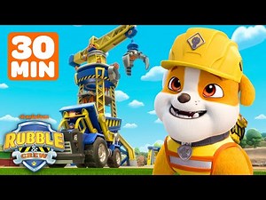 Rubble's Bark Yard Crane Tower Rescues! | 30 Minutes | Rubble & Crew