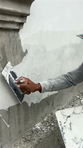 Basic White Cement Skim Coat Technique for Smooth Walls
