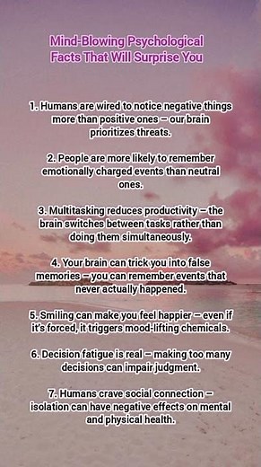 7 Mind-Blowing Psychological Facts About the Human Brain