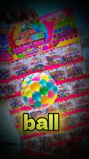 We made 5000 piece orbeez to cricket ball #orbeez #cricketball #shorts