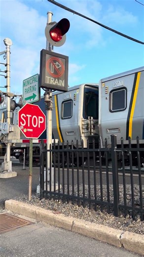 LIRR Train Crossing | Farmingdale, Long Island | Dewdropper