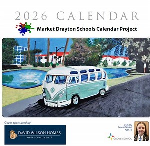 Market Drayton Schools Calendar Project brings local children’s creativity to life