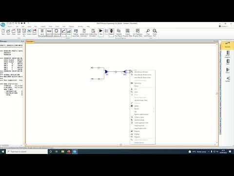 PRO/II 10.2 Process Simulation – Step 7: Running the simulation and reviewing the results
