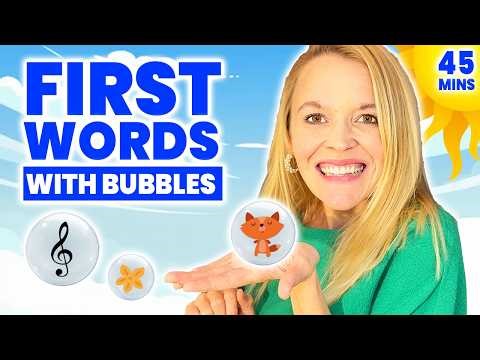First Words with Bubbles | Early Learning Songs for Babies & Toddlers