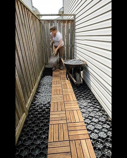 DIY Wooden Walkway Hack! Transform Your Side Yard in 1Day