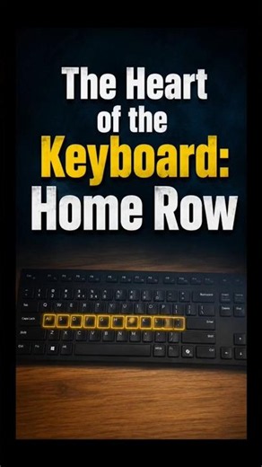 Learn Home Row Once, Improve Typing Forever!