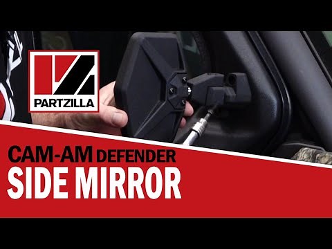 Can Am Defender Side Mirror Installation | Rear View Mirror Install on a Can Am Defender