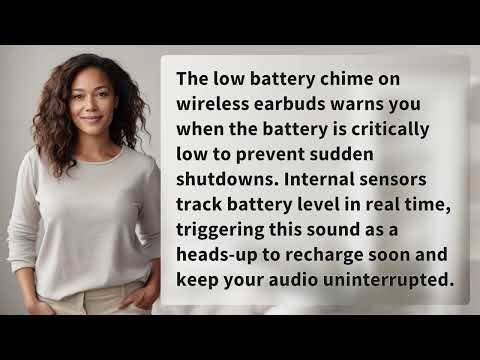 What Causes the Low Battery Chime on Wireless Earbuds?