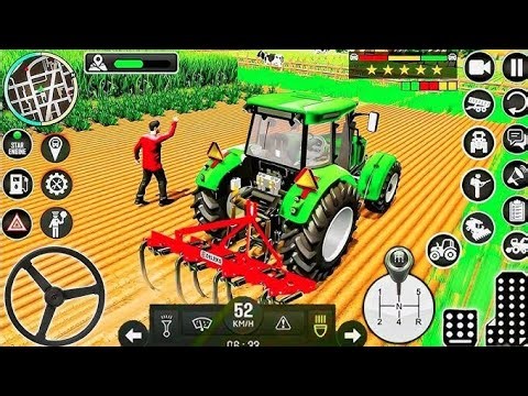 Modern Tractor Farming Driving Simulator 3D - New Tractor Games - Android Gameplay