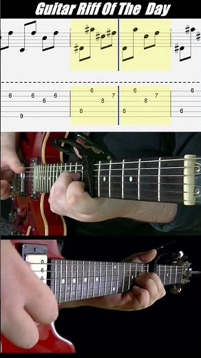Guitar Tab The Sound Of Silence by Simon And Garfunkel #RiffOfTheDay #guitartabs #howto #guitarriff