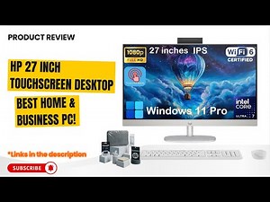HP 27” Touchscreen All-in-One Desktop Review 2025 | Intel Ultra 7, 64GB DDR5, 2TB SSD