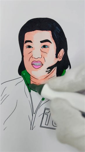 Squid Game Player 101 Jang Deok-su 💀 | 오징어 게임 참가자 101 장덕수 Fan Art #SquidGame