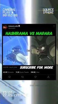 Hashirama VS Madara #amv#naruto#viral #shorts