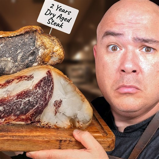 I Finally Tried The 2 Year Old Mother Steak! 😳 | Guga Foods