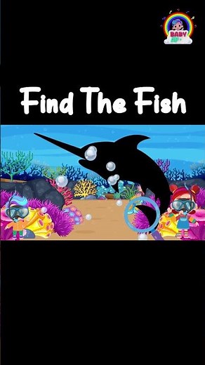 Magnifying Fish for Kids 🔍🐟 | Find the Fish | Ocean Observation Game | BabyApps Learning