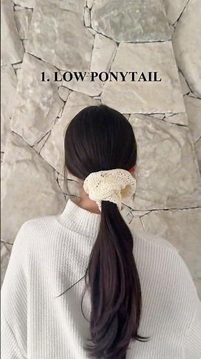 3 EASY Zipper Scrunchie Hairstyles