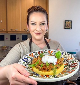 340K views · 2.3K reactions | Fine dining Romanesc 藍 Mamaliga cu ou...