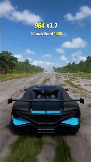 Bugatti Divo 2000ft Long Jump - Forza Horizon 5 Insane Danger Sign!