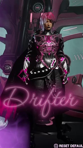 Redid my Drifter. This will do for now until DE adds more female face templates…hopefully #warframe #warframecommunity #tennocreate #fyp #warframetheoldpeace