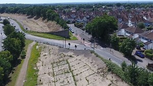 Stunning aerial footage of iconic 1907 Brooklands race track
