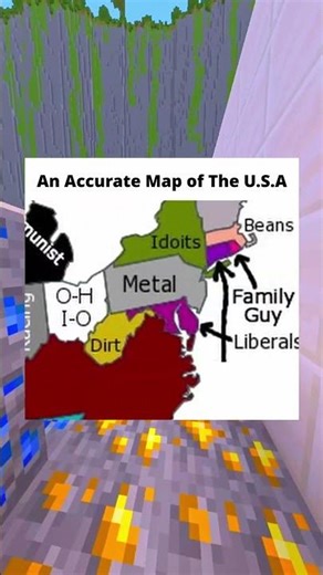 An Accurate Map of The USA 😂