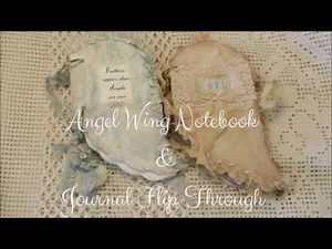 Angel wing Notebook and Journal flip through
