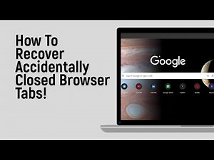 How to Recover Accidentally Closed Browser Tabs [easy]