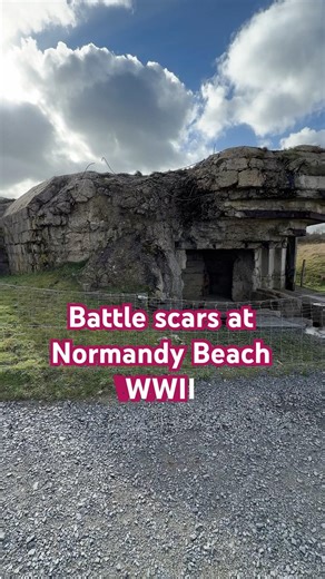 Scars of D-Day: Battle-Damaged German Bunkers at Pointe du Hoc & WN 65 in Normandy