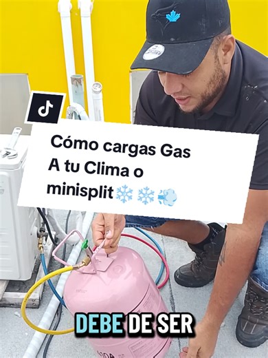 Cómo cargar gas a tu clima y minisplit