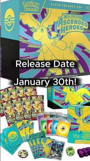 New Pokémon set Ascended Heroes Revealed!