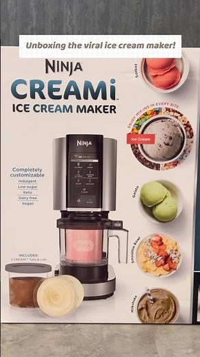 Finally Got the Ninja Creami! Unboxing My Dream Viral Ice Cream Maker🍦#unboxing #icecream #gelato