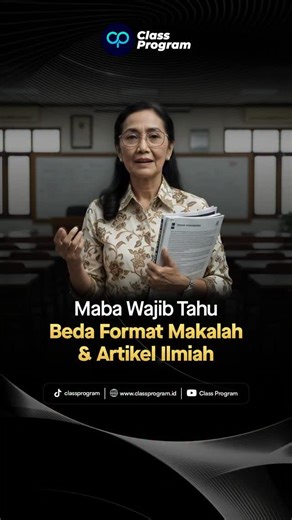 Jangan bingung lagi dengan perbedaan Makalah dan Artikel Ilmiah ya Sob! —————————— Jangan salah lagi dalam melangkah, tiap keputusan yang kamu buat di kuliah akan diakumulasikan. Segera bimbingan agar IPK-mu nanti maksimal. Class Program punya BMJ (Bimbingan Mata Kuliah Jurusan) untuk nemenin perjalanan kuliahmu, yuk daftarkan dirimu sekarang dan dapatkan bimbingan mata kuliah dengan Mentor S2 dan S3 (sesuai bidang) untuk mengejar IPK 4,00 itu. Tunggu apalagi? Banggakan orang tuamu dengan lulus 