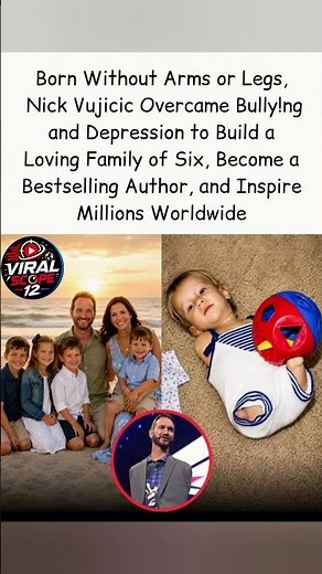 Born Without Arms or Legs, He Did What Doctors Said Was Impossible..🥹#NickVujicic#InspirationalStory