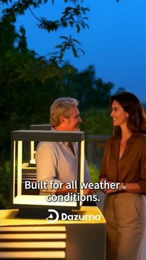 Modern Concrete Pillar Lights｜Solar & Hardwired Outdoor LED Post Light