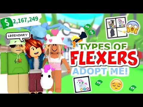 10 Types of FLEXERS In Adopt Me!!! *Triggered* | SunsetSafari