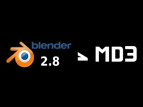 Export Blender to MD3 with Texture