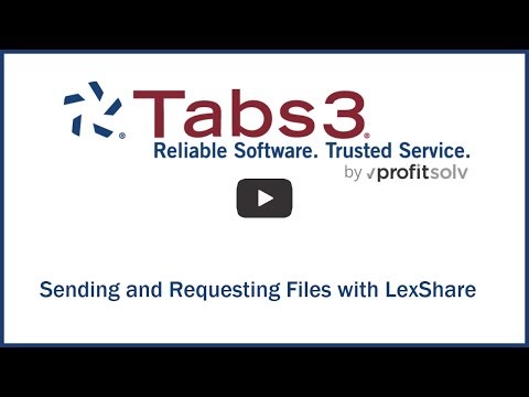 Sending and Requesting Files with LexShare