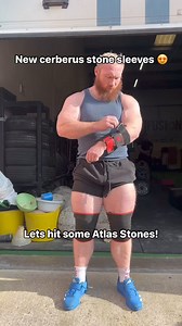 Check out Cerberus athlete Tom Owens here testing his new Cerberus Atlas Stone Sleeves out on some Atlas Stones whilst also using Cerberus Atlas Tacky Grade II 💪 Shop the Cerberus Atlas Stone Sleeves and Atlas Tacky Grade II now via the link in the comments🔗 #cerberusstrength #teamcerberus #strongman #strongwoman #strengthtraining #weightlifting #strongmantraining #stonesleeves #stonelifting #tacky #strongmanmotivation | Cerberus Strength