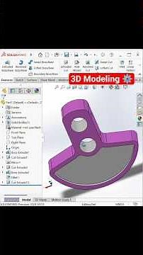 SolidWorks 3D Modeling | Tips And Tricks #shorts