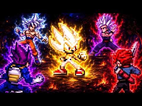 All Forms Sonic Fought ALL Of Dragon Ball Z STRONGEST FIGHTERS!