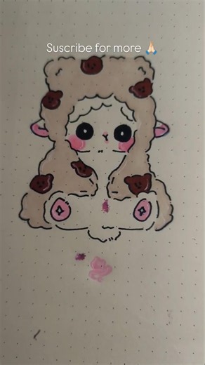Cute things to draw when bored pt.40 🐑 #aesthetic #art #drawing #sketch #cute #simple#easy #tutorial
