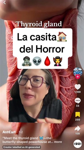 Ubicación de la glándula tiroides en el cuello
