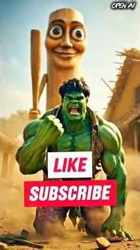 tung tung shahur vs hulk 🧌 #shorts #aihulk #rap #ai